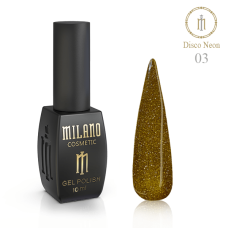Гель лак Milano Neon Disco Gel 03